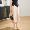 剩L 米思阳2025夏季新款优雅气质休闲风半身裙高腰修身设计感裙子1386 商品缩略图3