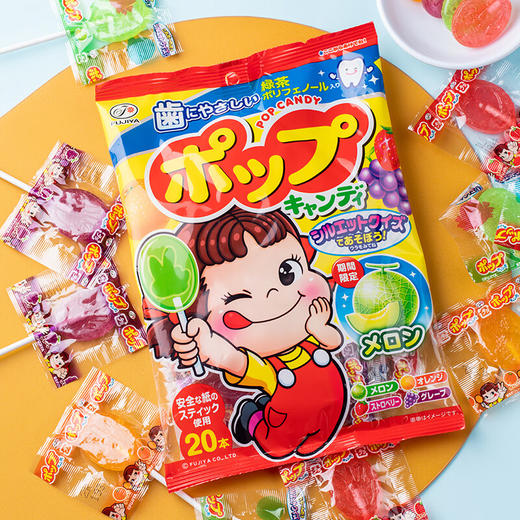 日本不二家棒棒糖128g/062236 酸甜可口果味浓郁20支装 商品图0