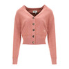 KENZO 高田贤三 女士小虎头徽标贴花混纺羊毛长袖针织衫 橡皮红 FB52 CA554 3AB 34 商品缩略图0