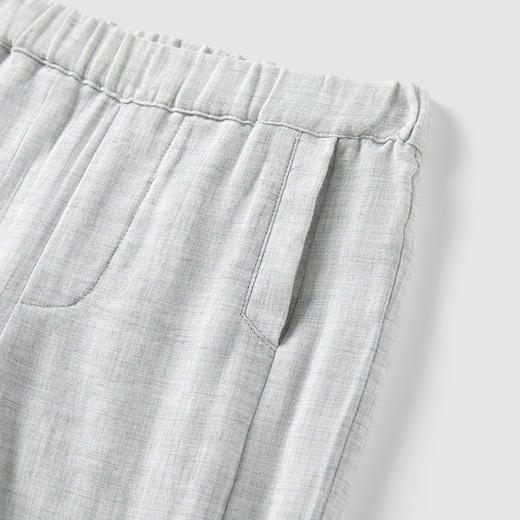 英氏-童衣类（春）H4英梭长裤花灰B1117100CM男 商品图2