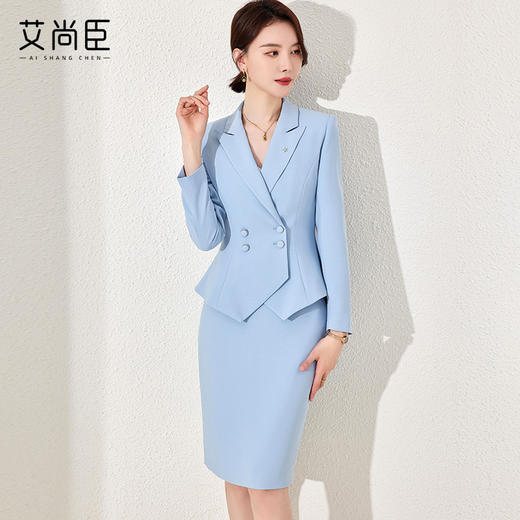 艾尚臣西装套装女2024新款高级感总裁气质职业装ol正装西服工作服 商品图0