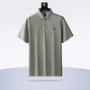 【100%丝光棉】【新款DWP】大依优型大码短袖Polo衫翻领加肥加大男士大号弹力透气舒适夏季半袖 商品缩略图1