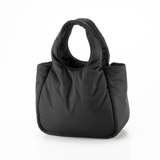 【一】PRADA 普拉达 女士尼龙珐琅三角形金属徽标手提包 黑色 1BG412 RCCJ F0002 OVM 商品图2