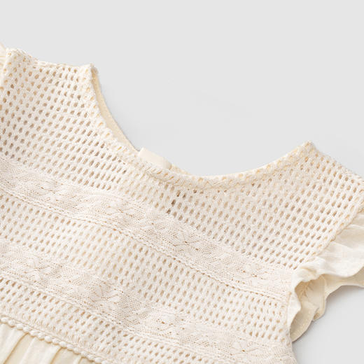 英氏-童衣类（夏）H4英梭短袖连衣裙砂壳色100CM 商品图2