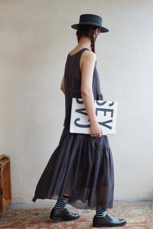 elsa esturgie 不对称褶边吊带无袖背心 商品图0