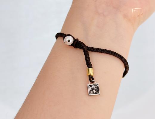 天然巴洛克珍珠咖啡绳项链+手链 商品图8