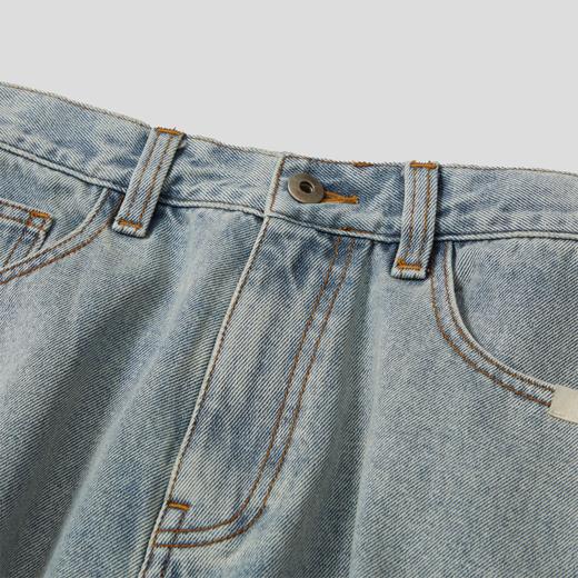 GOODBAI GOODEES破洞休闲牛仔七分裤 商品图3