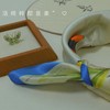 【甄珠贝】毕业季，53*53cm丝巾和别致小胸针的礼盒 商品缩略图0
