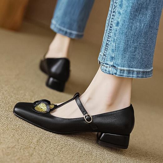 【预售5天】法式复古玛丽珍鞋，方头小众设计感单鞋XY&168698 商品图0