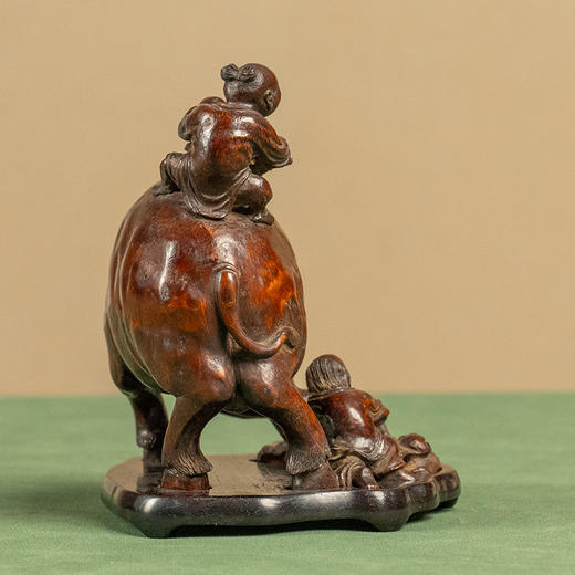 清 竹雕童子牧牛摆件 商品图4