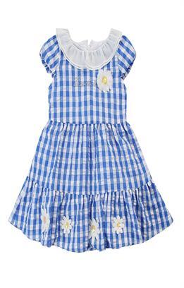 格纹雏菊连衣裙 商品图1