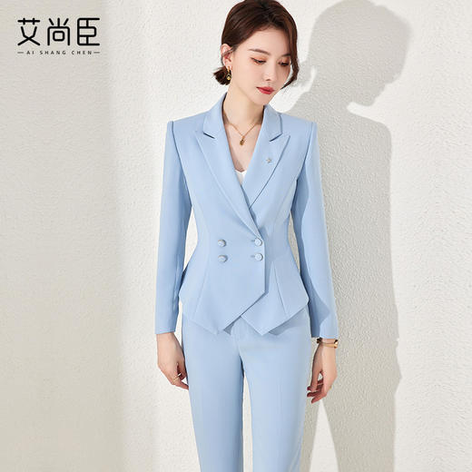 艾尚臣西装套装女2024新款高级感总裁气质职业装ol正装西服工作服 商品图3