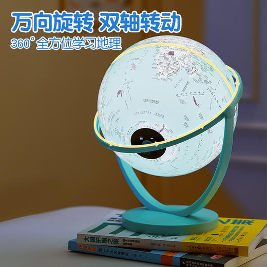【云优选】猫太子地球仪正版学生用初中生3d立体悬浮小学生专用儿童启蒙北斗ar智能发光世界地图男孩生日礼物 商品图1