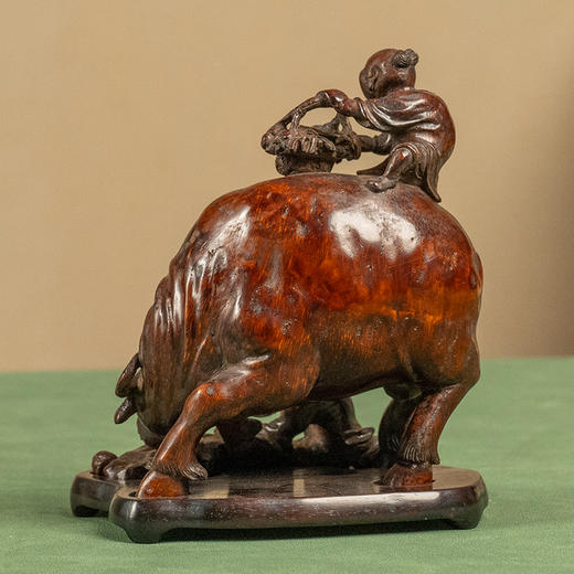 清 竹雕童子牧牛摆件 商品图1