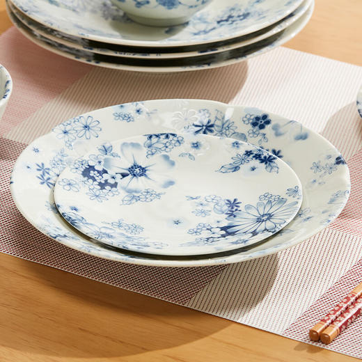 22cm深盘 花集 N 商品图0