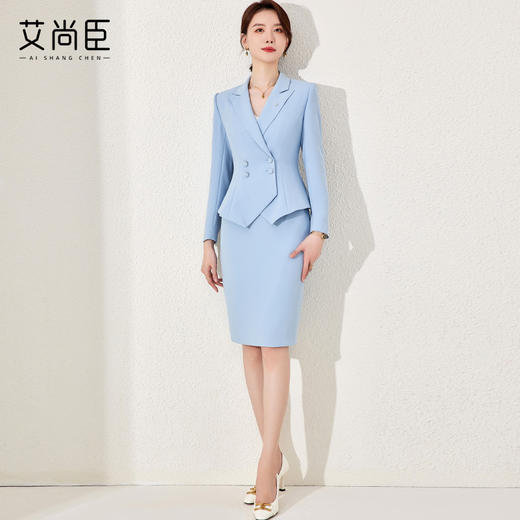 艾尚臣西装套装女2024新款高级感总裁气质职业装ol正装西服工作服 商品图2