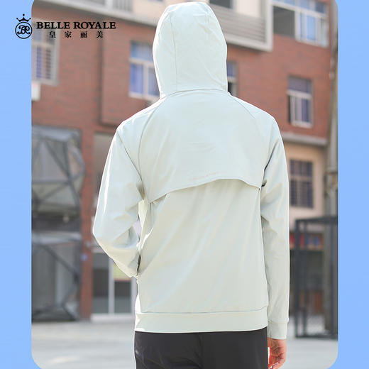 凉感女士防晒服透气连帽开衫时尚简约防晒衣PSFSY2304 商品图2