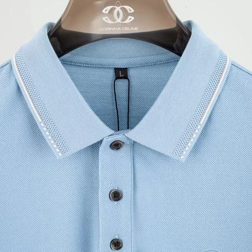 轻奢男装夏季简约休闲polo衫翻领短袖上衣  XLM-CAC8686930* 商品图4