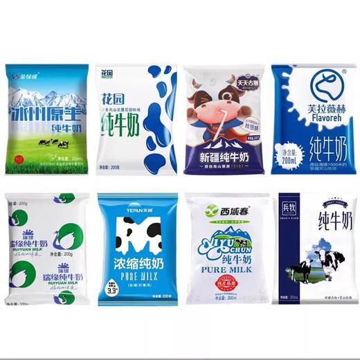 【浓醇好喝 回购无数】 新疆牛奶四拼盲盒 好喝的新疆牛奶天团  20袋/箱 商品图3