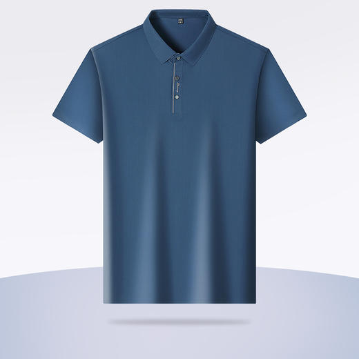 【冰丝高弹】【新款DGD】大依优型大码短袖POLO衫夏季加肥加大休闲商务舒适宽松透气男装上衣肥佬半袖 商品图1
