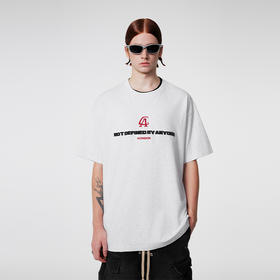 【2024SS新款】潮牌重磅字母印花打底T恤美式高克重圆领短袖男