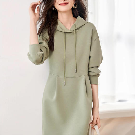 裁缝学苑AQ266卫衣连帽裙子新款空气层显瘦连衣裙纸样女装样板 商品图5