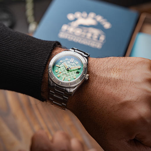 新款SPINNAKER三角帆海豚保护限量自动机械手表男士夜光潜水5129 商品图1