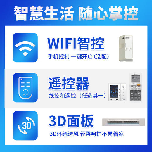 【国补15%】三菱电机厨房专用空调专用嵌入式一级能效 直流变频冷暖1P1.5P空调 家用集成吊顶 PEAZ-SA25VAD PEAZ-SA35VAD  厨房空调 商品图6