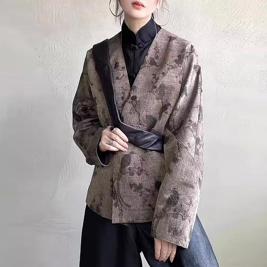 裁缝学苑AS228新款宋锦香云纱复古国风小系外套纸样女装上衣样板 商品图2