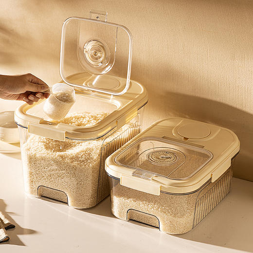摩登主妇米桶防虫防潮密封桶家用储粮收纳米箱米缸面桶面粉储存罐 商品图2
