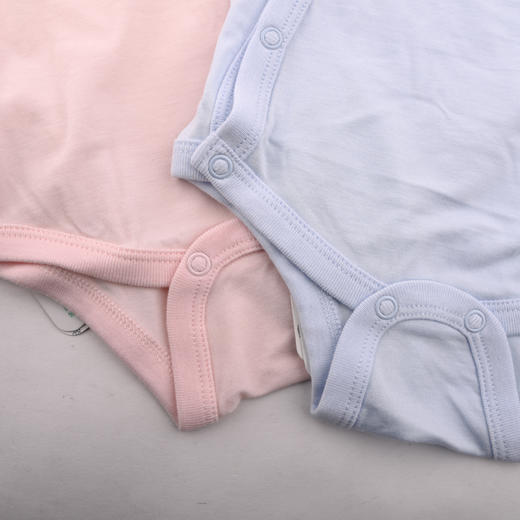 棉果果夏季男童女童内衣偏襟三角连体衣连身衣哈衣连身衣哈衣M201710217203 商品图3