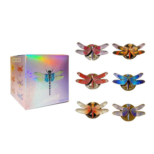 贝林自然世界X上海自然博物馆-自然瑰宝-蜻蜓系列冰箱贴 商品图4