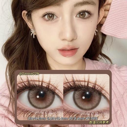 GINOMII半年抛·尖叫吐司·14.2mm(着色参考13.4mm) 0-800度(无525/575) 韩产进口·(建议佩戴3-4个月左右更换) 商品图0