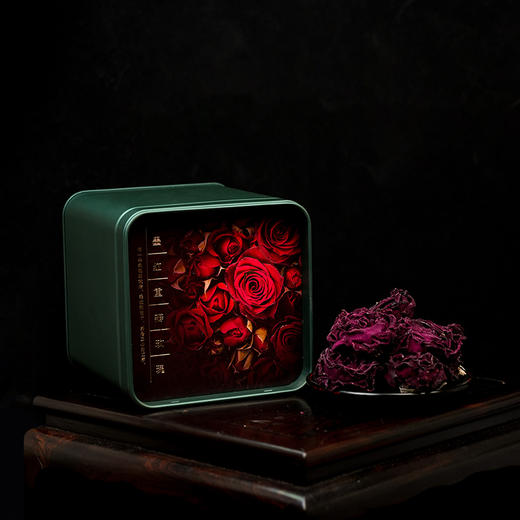 云南墨红重瓣玫玫瑰花茶冠大朵养生茶 商品图0