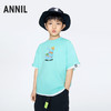 男童趣味全棉短袖T恤BLUE新款安奈儿童装实体店同款AB421835 商品缩略图1