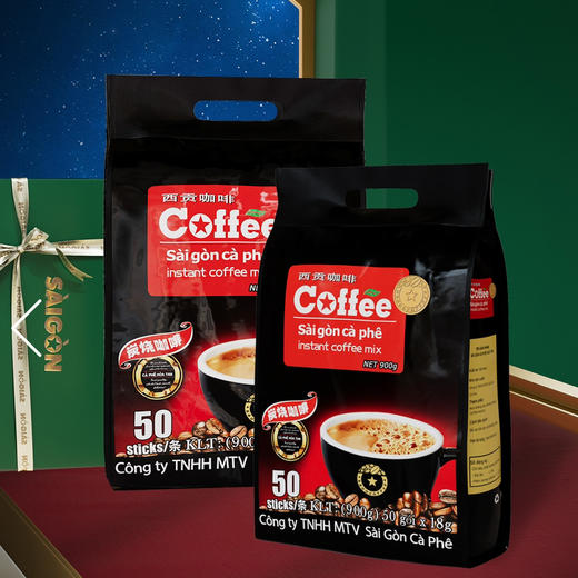 【原价159】炭烧咖啡900克*2包+黑咖啡30包/盒+旅行装102g 组合装 商品图5