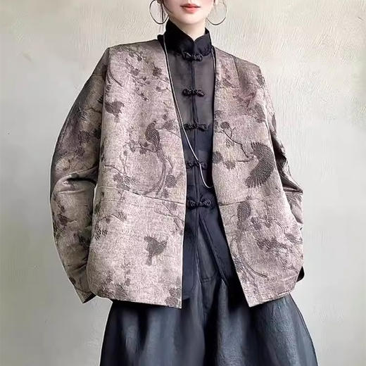 裁缝学苑AS228新款宋锦香云纱复古国风小系外套纸样女装上衣样板 商品图1