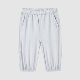 英氏-童衣类（夏）H4英梭长裤平菇灰100CM男