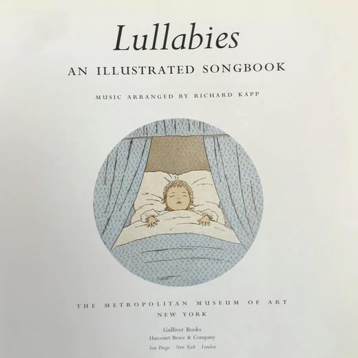 摇篮曲乐谱集 数十幅精美彩色插图 精装16开 商品图3