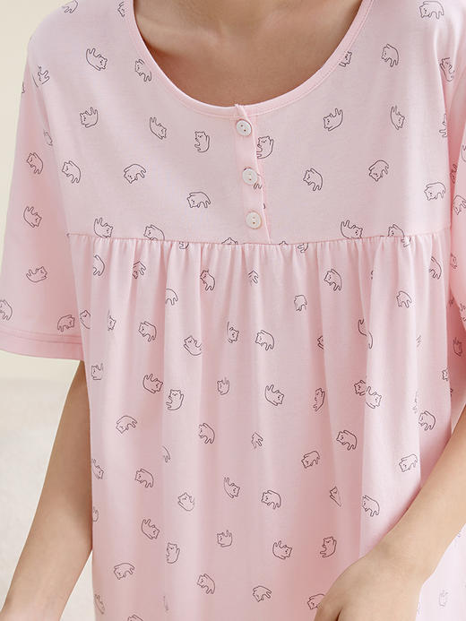 康妮雅女式短袖睡裙 421622515 商品图4