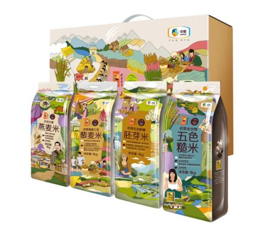 初萃康+杂粮礼盒4kg 商品图0