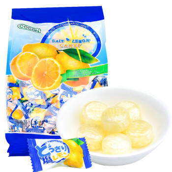 可康（cocon）海盐咸柠檬味水果硬糖 约238颗1kg 进口儿童运动休闲出游零食喜糖 商品图2