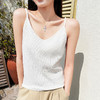 【华夫格美背吊带背心女 新款夏西装内搭打底衫】宽松无袖 外穿内搭上衣 商品缩略图9