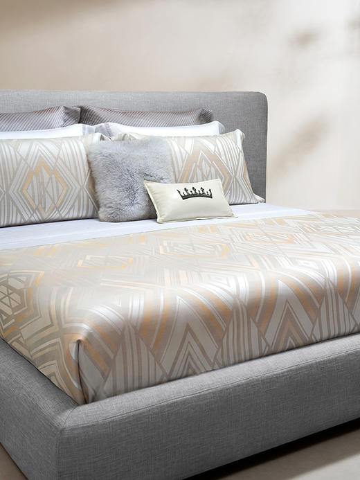 【ROYALCOVER】罗卡芙家纺100支双股长绒棉色织提花四件套 科林赛诺 商品图1