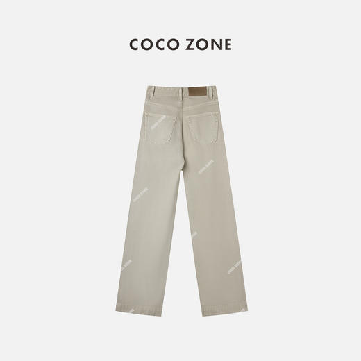 COCO ZONE美式复古牛仔裤春季直筒休闲显瘦长裤24C10105 商品图1