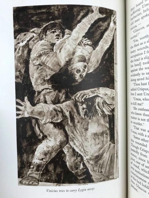 诺奖作品！显克维支《你往何处去》 32幅插图 精装16开带书匣 商品图5