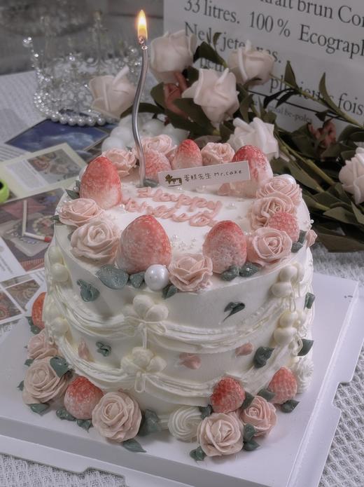 春日巧克力草莓蛋糕（百分百进口动物奶油） 商品图0