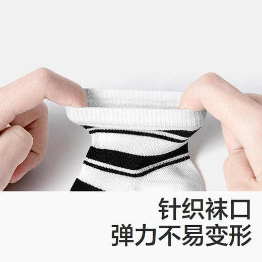 森马儿童袜子新款吸湿速干透气学生袜夏季男童女童短袜3双装 商品图2