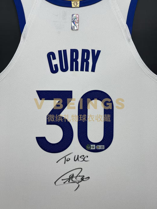 收藏系列 库里 定制TO签 亲笔签名球衣 USC（微缤礼物非卖品） 商品图2