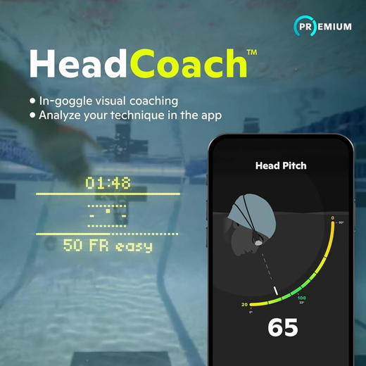 FORM 第二代 AR 泳镜 Smart Swim 2 心率检测 配速距离时间显示 非质量问题不退 商品图9